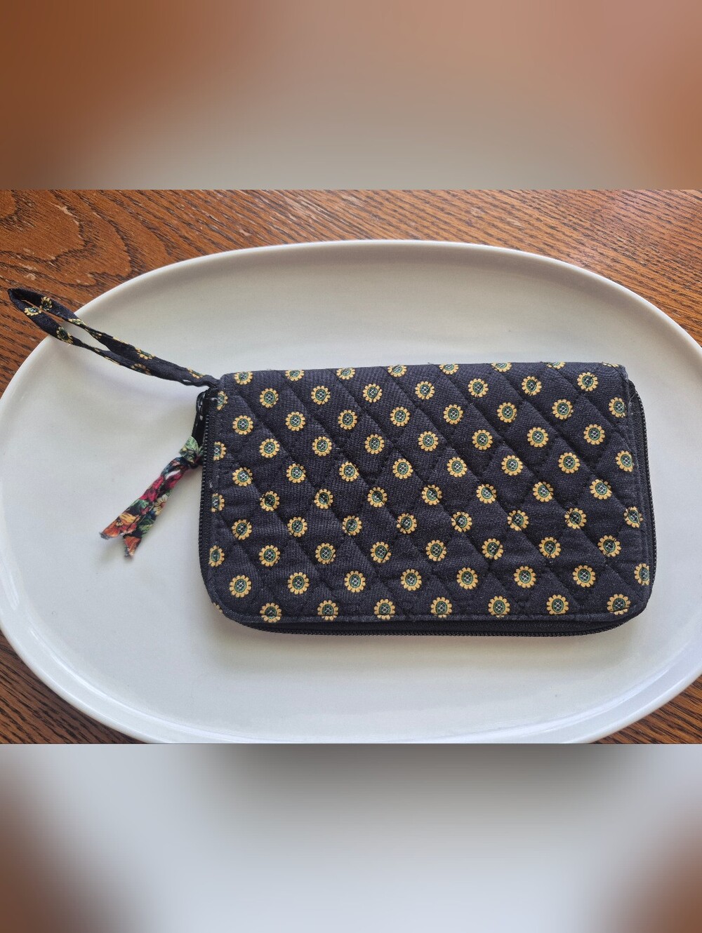 Vera Bradley Vibrant Black Wallet